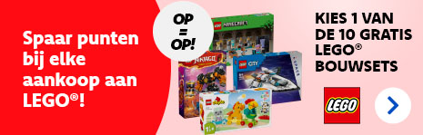 Verdien punten bij elke aankoop en ruil ze in voor exclusieve LEGO® sets en kortingsbonnen. Begin vandaag nog met sparen!