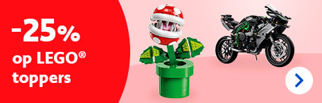 -25% op LEGO® toppers