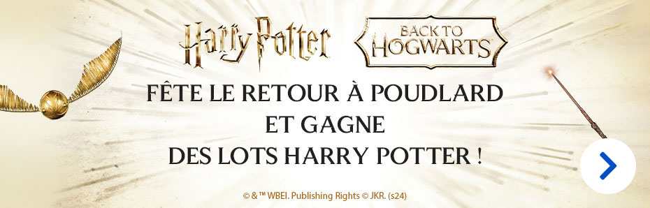 Fête le retour à Poudlard et gagne des lots Harry Potter !