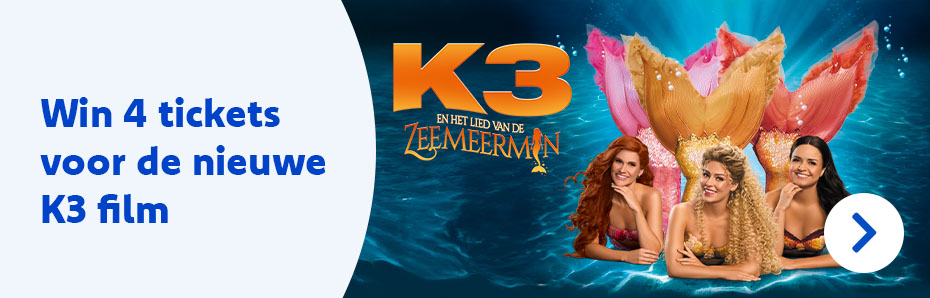 Win tickets voor de nieuwe film ‘K3 en het Lied van de Zeemeermin’