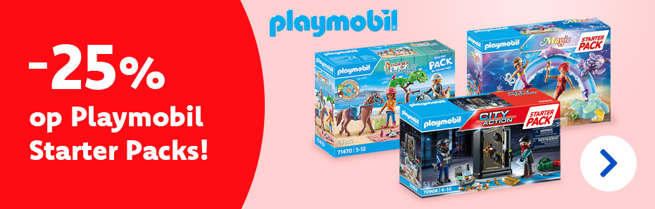 -25% op Playmobil Starter Packs