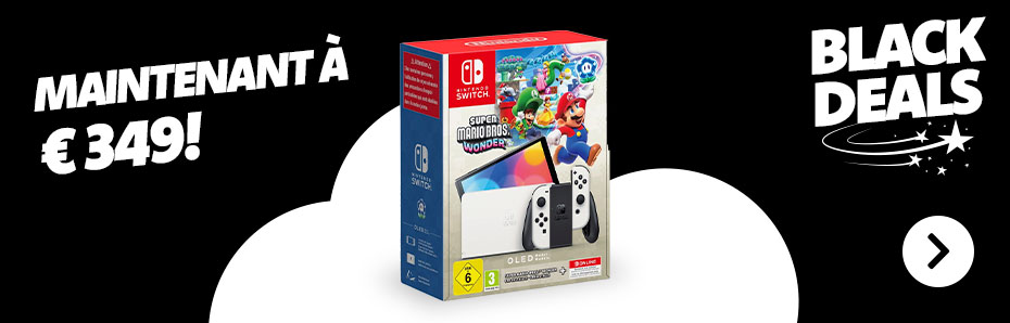 Switch OLED avec Super Mario Bros Wonder + 12 mois d'abonnement NSO : maintenant à €349 !