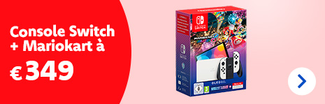 Console Switch + Mariokart à € 349