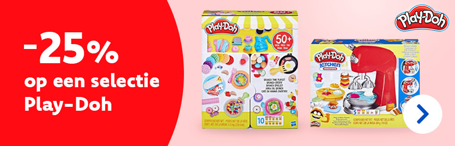 25% korting op een selectie Play-Doh speelsets