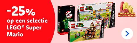 -25% op een selectie LEGO® Super Mario